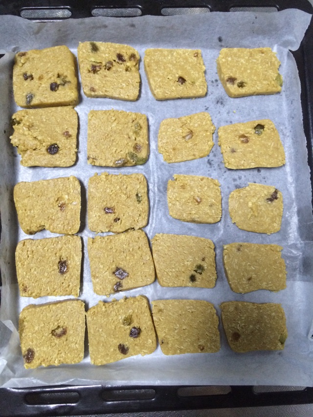 燕麦红糖提子饼干的做法图解8