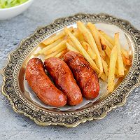 #非你莫“薯”挑战赛#烤肠薯条沙拉一人食午餐的做法图解5