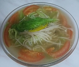 素菜汤的做法