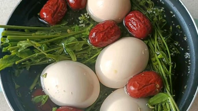 地菜煮鸡蛋