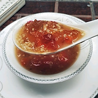 桃胶皂角米木瓜小米甜粥的做法图解9