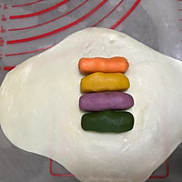 彩虹蛋黄酥的做法图解8