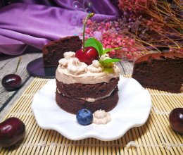 车厘子巧克力裸蛋糕，感恩那一份亲情#天天秀美食##感恩#的做法