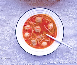 番茄鱼丸汤|低脂鲜美又好喝#麦子厨房美食锅#的做法