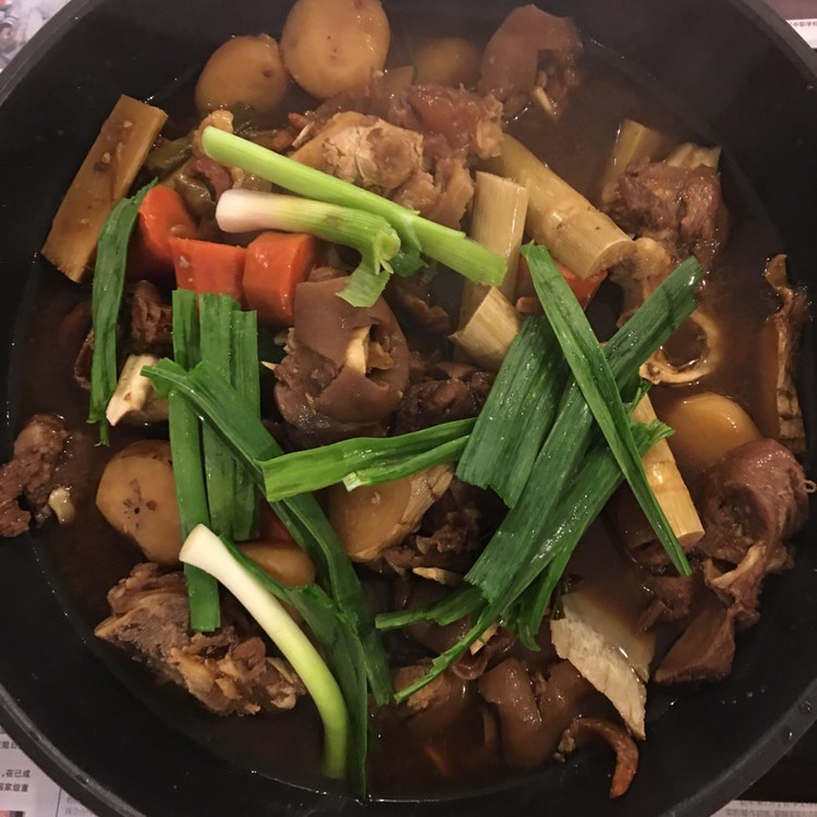 虾干炆羊肉的做法