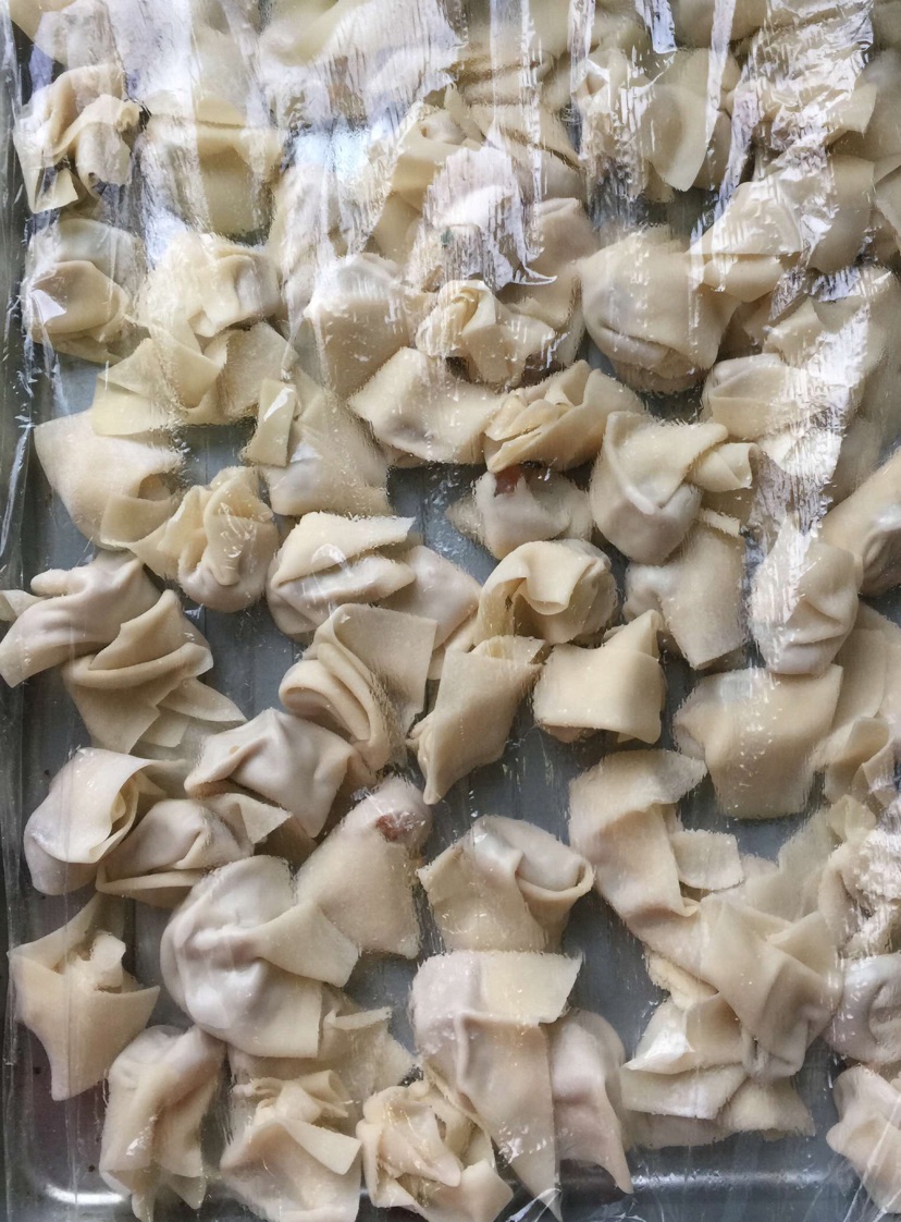 蛋皮紫菜小混沌的做法图解1
