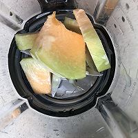 清甜爽口的哈密瓜炼乳小蛋糕的做法图解2