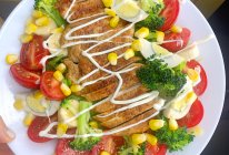 快乐减脂餐，鸡胸肉蔬果沙拉，低脂高蛋白的做法