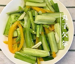 清炒黄瓜&芹菜 | 简单快手的做法