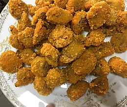 炸口蘑的做法