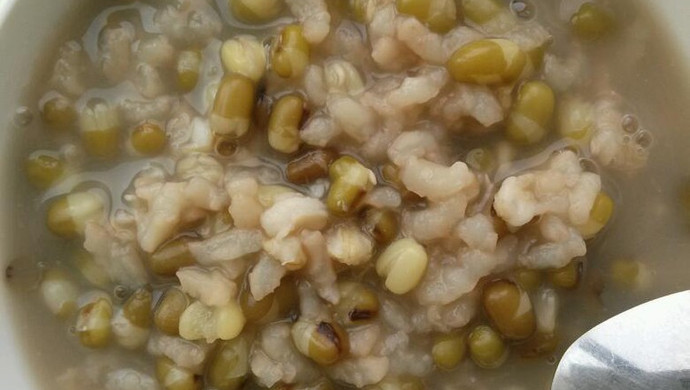 绿豆燕麦粥