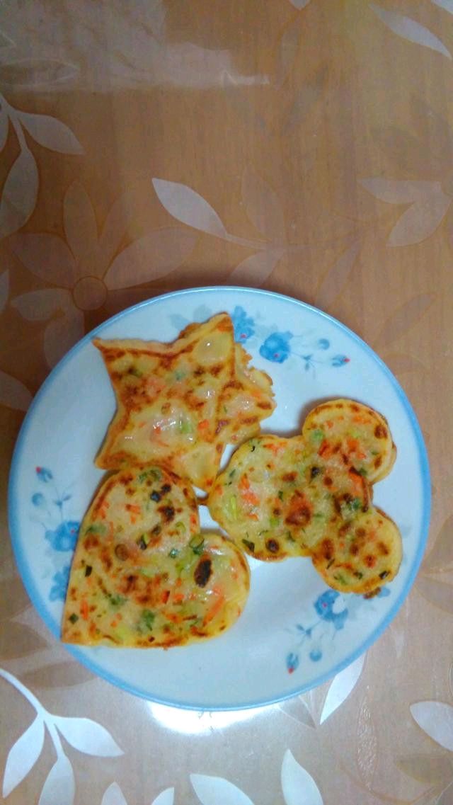 蔬菜鸡蛋饼的做法