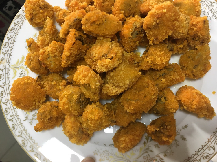 炸口蘑的做法