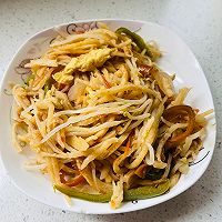 家常炒饼丝（馍丝）的做法图解9