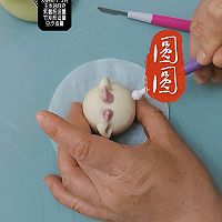 #智利贻贝中式烹法大赏#白熊团子馒头包的做法图解3