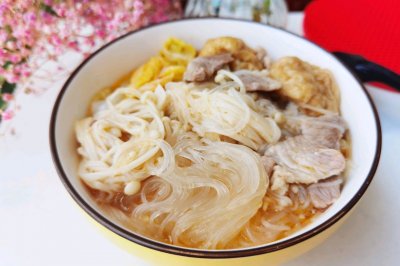 金针菇粉丝煲