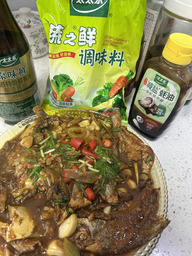家常做法 红烧鲳鱼  肉质鲜嫩 适合老人小孩的做法