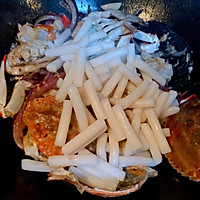 螃蟹炒年糕-宴客必备的做法图解8
