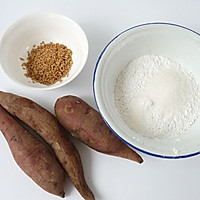 亚麻子红薯饼的做法图解4