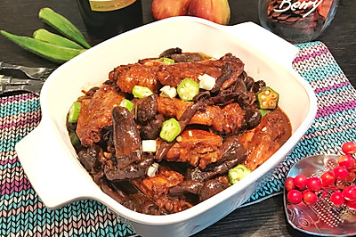 酱香棒蘑鸡翅