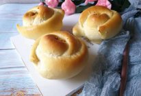 肉松豆沙玫瑰花面包的做法