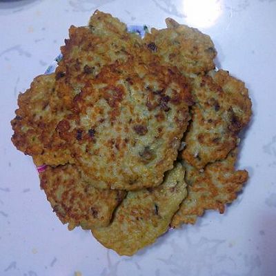 牡蛎鲜虾饼