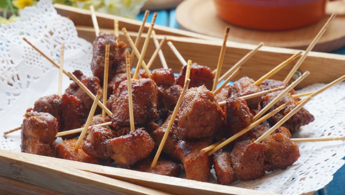 五香牙签肉
