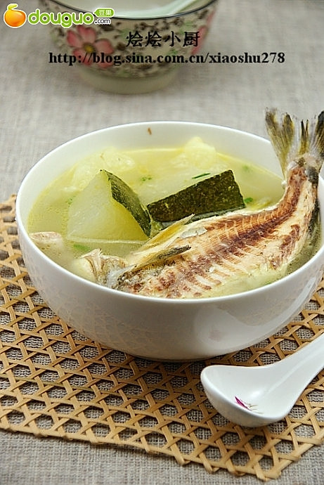 今夏最鲜美的一碗汤：唱歌婆鱼冬瓜汤的做法