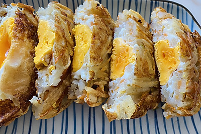 土豆丝鸡蛋饼