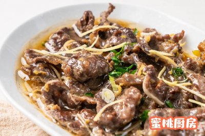 金针菇蒸牛肉