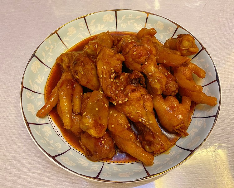 微甜口～鸡爪鸡腿根鸡脖的做法