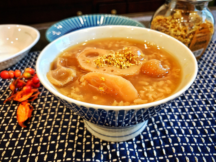 糯米桂圆糖藕粥的做法