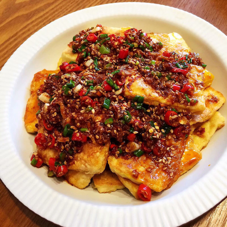 美味香煎豆腐的做法