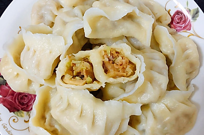 甘蓝香菇馅饺子