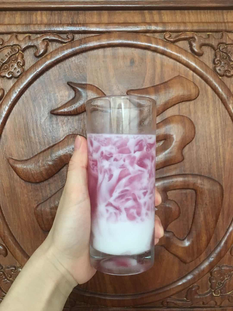 椰汁葡萄茶冻的做法