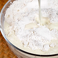 糯叽叽还会拉丝的红豆糯米糕，制作简单又好吃的做法图解2