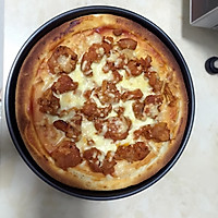 超简单～新奥尔良烤鸡披萨的做法图解2