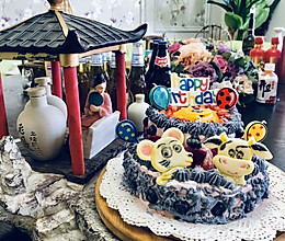 独享雾霾蓝：蝶豆花奶油蛋糕的做法