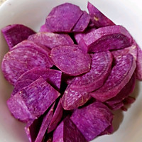 小时候的味道-紫薯糯米的做法图解1