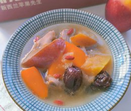 #皇后红玫瑰花式做法#养胃健脾苹果排骨汤的做法