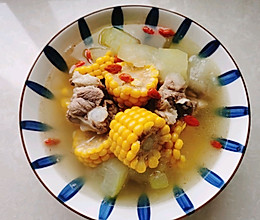 夏季清凉滋补汤玉米冬瓜排骨汤的做法