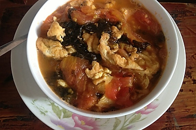紫菜西红柿蛋汤
