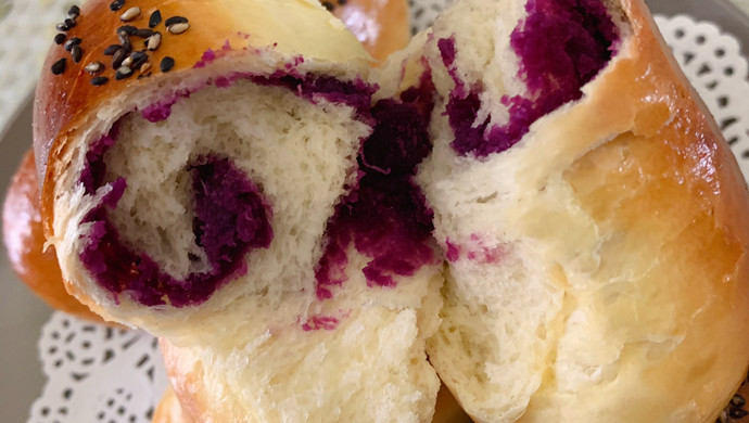 紫薯面包卷