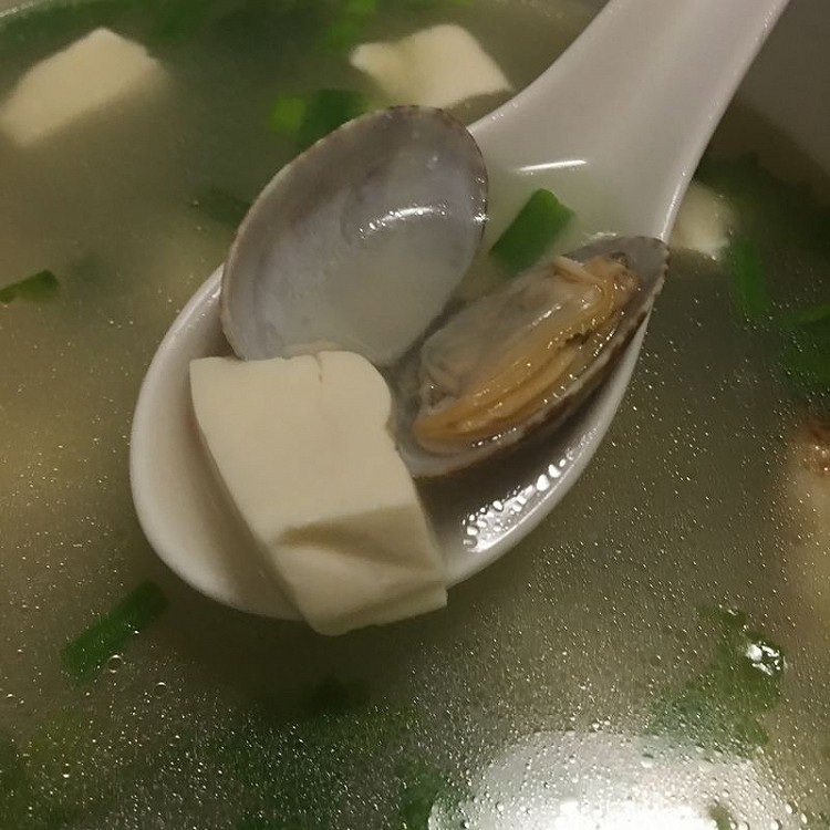 【蓓妈美食】豆腐花蛤汤的做法