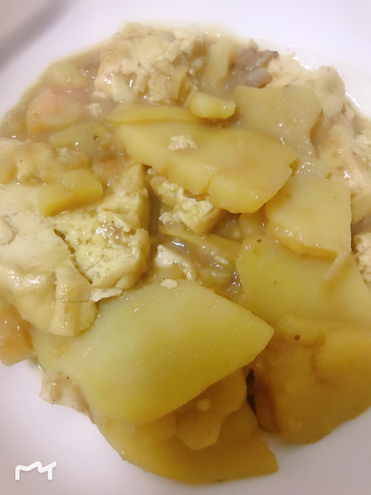 酱炖豆腐土豆的做法