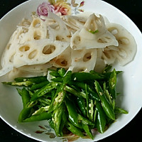 莲藕小炒肉的做法图解2