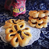 红豆沙花朵面包#长帝烘焙节(半月轩)#的做法图解14