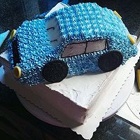 汽车蛋糕的做法图解1