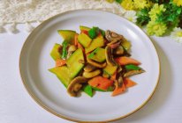 #轻食季怎么吃#蚝油口蘑炒乳瓜的做法