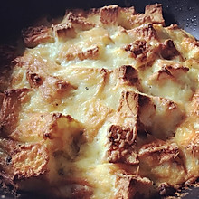 牛奶北海道吐司蛋奶芝士布丁